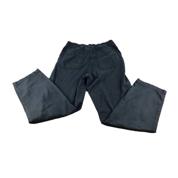 Marine Layer Chino Pants Men Sz Large Faded Black Casual Elastic Waist Stretch - Picture 2 of 16